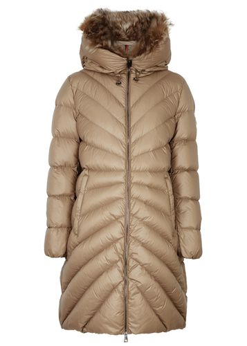 Chandre Shearling-trimmed Quilted Shell Coat - - 1 - Moncler - Modalova