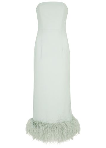 Minelli Feather-trimmed Midi Dress - - 14 - 16 Arlington - Modalova