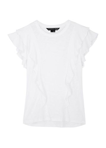 Bea Ruffled Cotton T-shirt - - L - Veronica Beard - Modalova