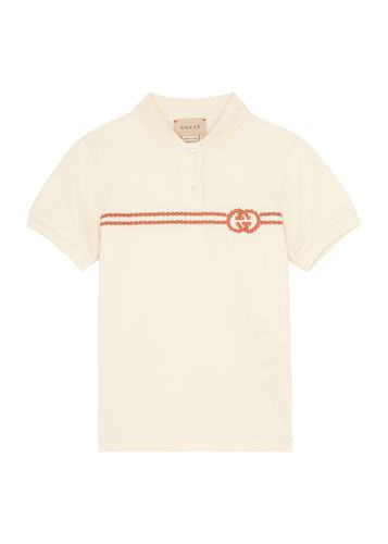 Kids GG-embroidered Piqué Cotton Polo Shirt (4-12 Years) - - 10 Years - Gucci - Modalova