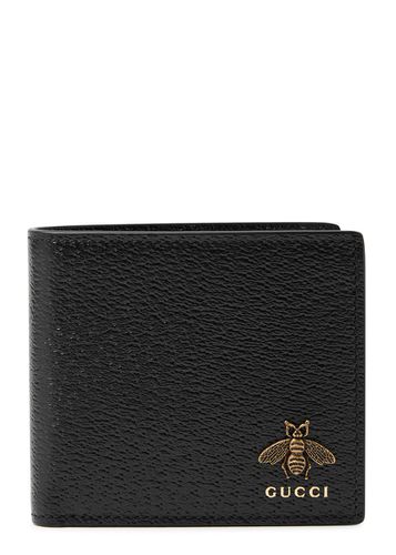 Gucci Logo Leather Wallet - Black - Gucci - Modalova