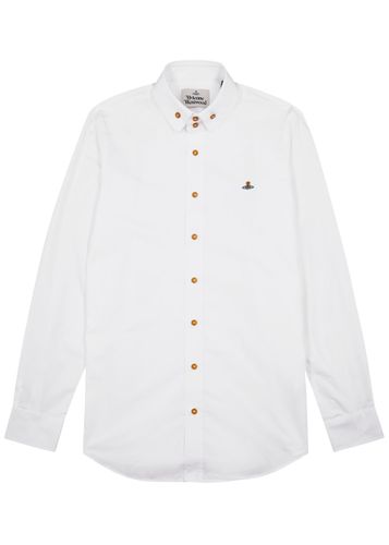 Krall Logo-embroidered Cotton Shirt - - 46 - Vivienne Westwood - Modalova