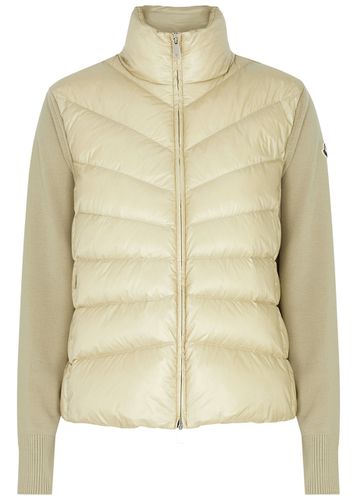 Quilted Shell and Wool Jacket - - XL - Moncler - Modalova