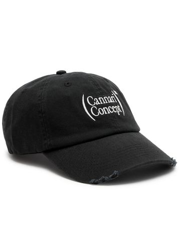 Logo-embroidered Distressed Cotton cap - Cannari Concept - Modalova