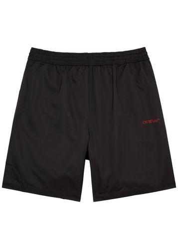 Supreme Logo-print Water Shorts - Black