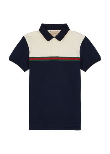 Kids Striped Stretch-cotton Polo Shirt (4-12 Years) - - 10 Years - Gucci - Modalova