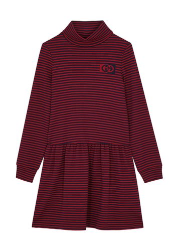 Kids Striped GG-intarsia Cotton Dress - - 12 Years - Gucci - Modalova