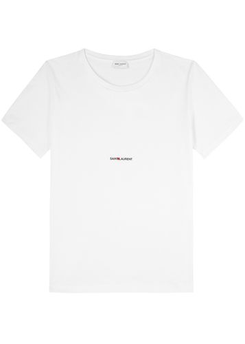 Logo-print Cotton T-shirt - - L - Saint Laurent - Modalova
