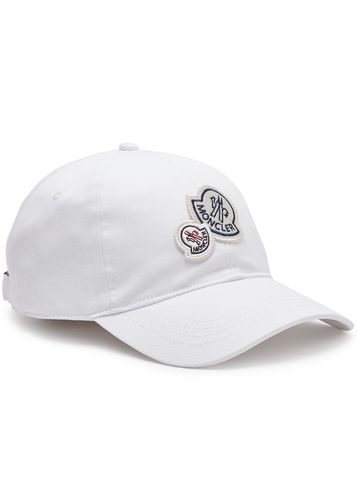 Moncler Logo Cotton cap - White - Moncler - Modalova
