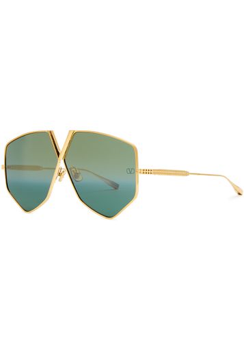 Garavani Hexagon-frame Sunglasses, Sunglasses - Valentino - Modalova