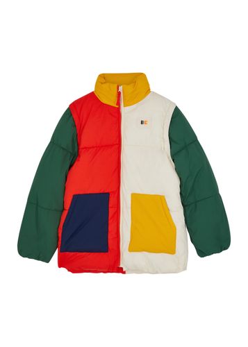 Kids Colour-blocked Quilted Shell Jacket - BOBO CHOSES - Modalova