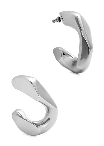 Chunky Chain Hoop Earrings - - One Size - Alexander McQueen - Modalova