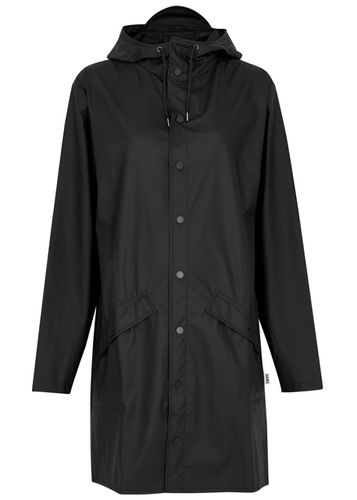 Hooded Rubberised Jacket - - M - Rains - Modalova