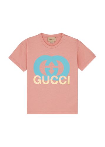 Kids Logo-print Cotton T-shirt - - 12 Months - Gucci - Modalova