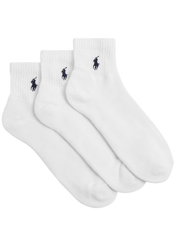 Logo-embroidered Cotton-blend Socks - set of Three - - One Size - Polo ralph lauren - Modalova