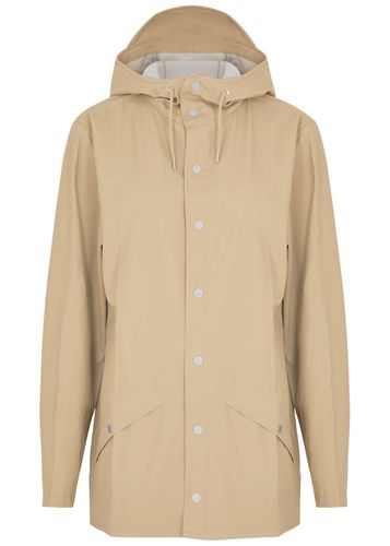 Hooded Rubberised Jacket - - L - Rains - Modalova
