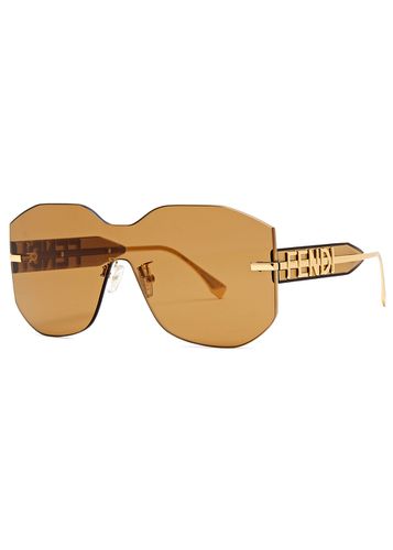 Graphy Rimless Sunglasses - Fendi - Modalova