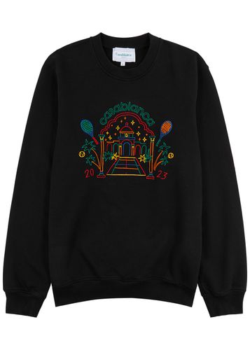 Embroidered Cotton Sweatshirt - - L - CASABLANCA - Modalova
