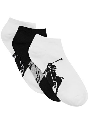 Logo-intarsia Stretch-cotton Socks - set of Three - - One Size - Polo ralph lauren - Modalova