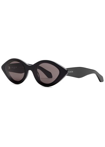 Alaïa Cat-eye Sunglasses - Black - Alaïa - Modalova