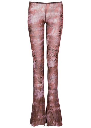 Crystal-embellished tights in blue - Jean Paul Gaultier