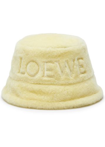 Logo-embroidered Shearling Bucket hat - Loewe - Modalova