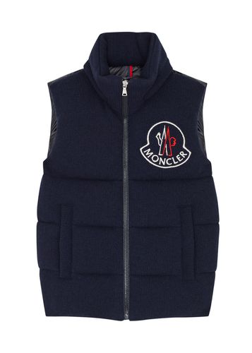 Kids Hariki Quilted Wool and Shell Gilet (8-10 Years) - Moncler - Modalova