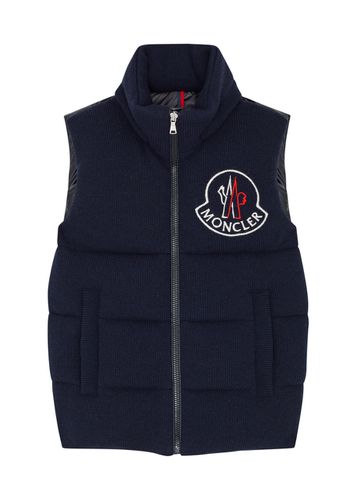 Kids Hariki Quilted Wool and Shell Gilet (12-14 Years) - Moncler - Modalova