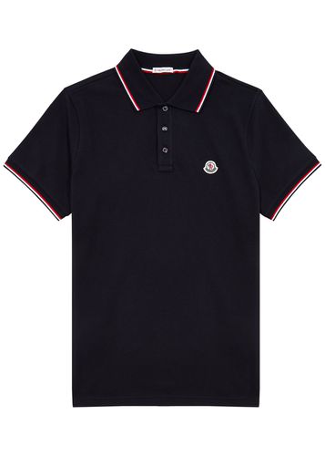 Piqué Cotton Polo Shirt - - L - Moncler - Modalova