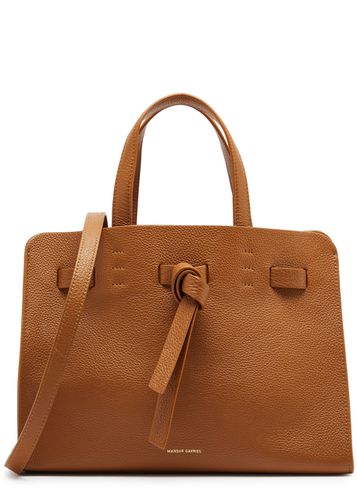 Sun Leather top Handle bag - Brown - Mansur Gavriel - Modalova