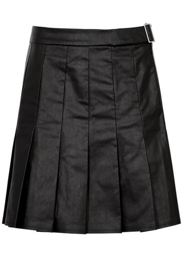 Pleated Faux Leather Mini Skirt - - 34 (UK 6 / XS) - Kassl Editions - Modalova