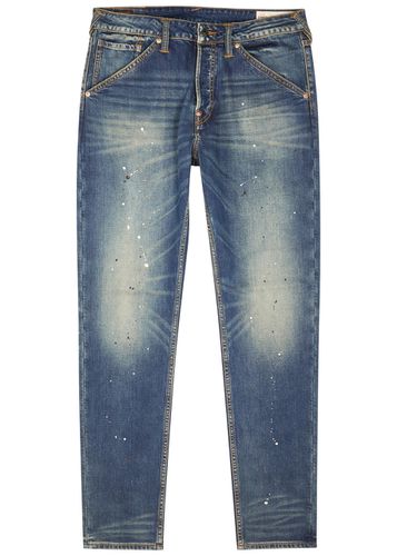 Paint-splattered Slim-leg Jeans - Evisu - Modalova