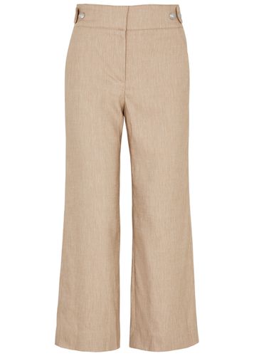 Aubrie Cropped Linen-blend Trousers - - 12 (UK 16 / XL) - Veronica Beard - Modalova