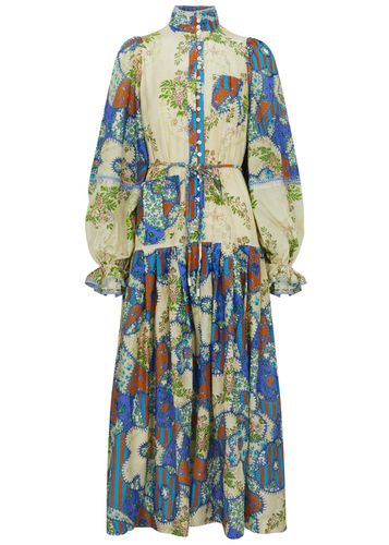 Skye Patchwork Cotton-blend Midi Dress - - 6 (UK 6 / XS) - ALEMAIS - Modalova