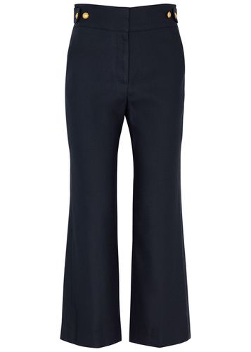 Aubrie Cropped Linen-blend Trousers - - 14 (UK 18 / Xxl) - Veronica Beard - Modalova