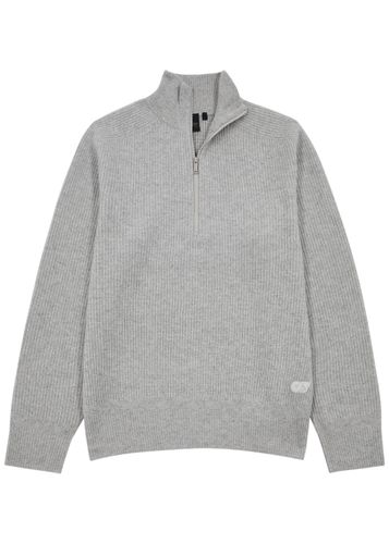 Fenla Half-zip Wool Jumper - - L - Alpha Tauri - Modalova