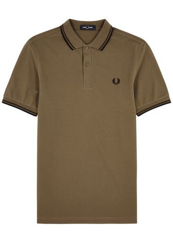 Logo-embroidered Piqué Cotton Polo Shirt - - XL - Fred perry - Modalova