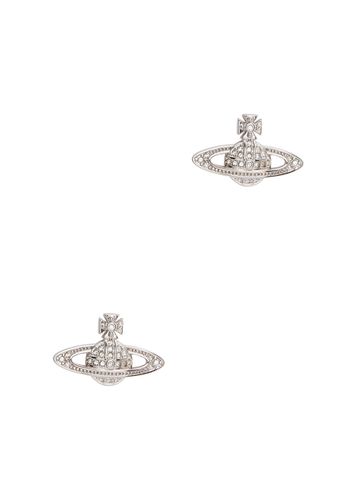 Mini Bas Relief Stud Orb Earrings, Earrings, - One Size - Vivienne Westwood - Modalova