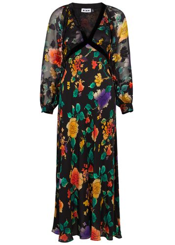 Ayla Floral-print Chiffon Maxi Dress - - 8 (UK 8 / S) - RIXO - Modalova