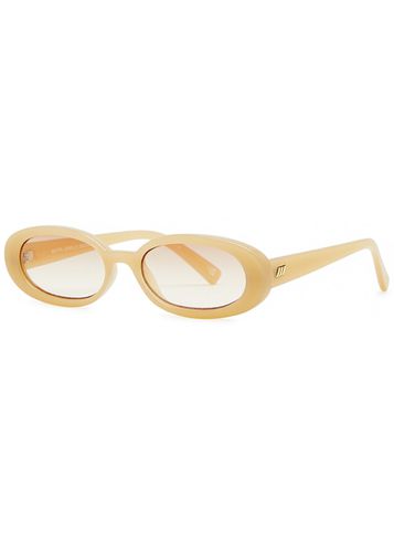 Outta Love Oval-frame Sunglasses - Le specs - Modalova