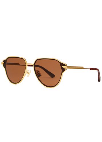 Round-frame Sunglasses - Bottega Veneta - Modalova