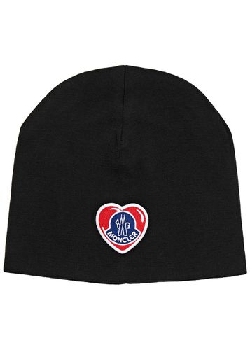 Logo-embroidered Wool-blend Beanie - Moncler - Modalova