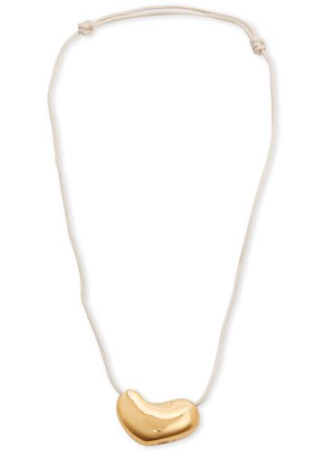 Heart Satin-cord Necklace - - One Size - Agmes - Modalova