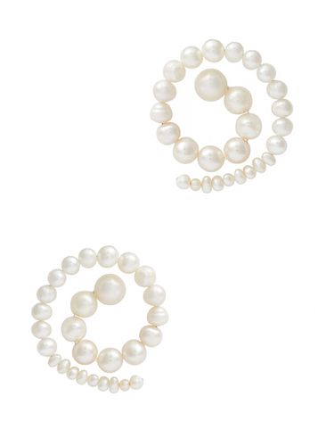 Spiral -embellished Drop Earrings - Eliou - Modalova