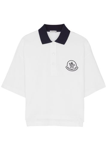 Logo-print Piqué Cotton Polo Shirt - - S - Moncler - Modalova