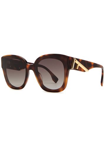 Round Square-frame Sunglasses - Fendi - Modalova