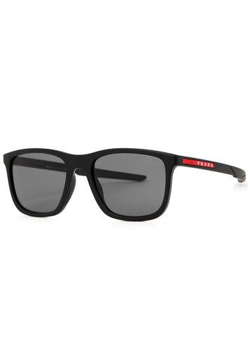 Wayfarer-style Sunglasses , Matte, Designer-stamped Polarised Lenses, 100% UV Protection - Prada Linea Rossa - Modalova
