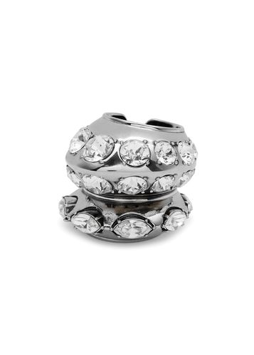 Crystal-embellished Chunky Ring - - 11 - Alexander McQueen - Modalova