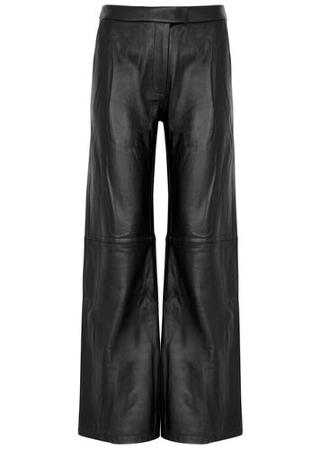 Wide-leg Leather Trousers - - S (UK 8-10 / S) - Aexae - Modalova