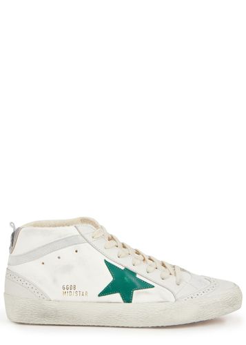 Mid Star Distressed Leather Sneakers - - 2 - Golden Goose - Modalova